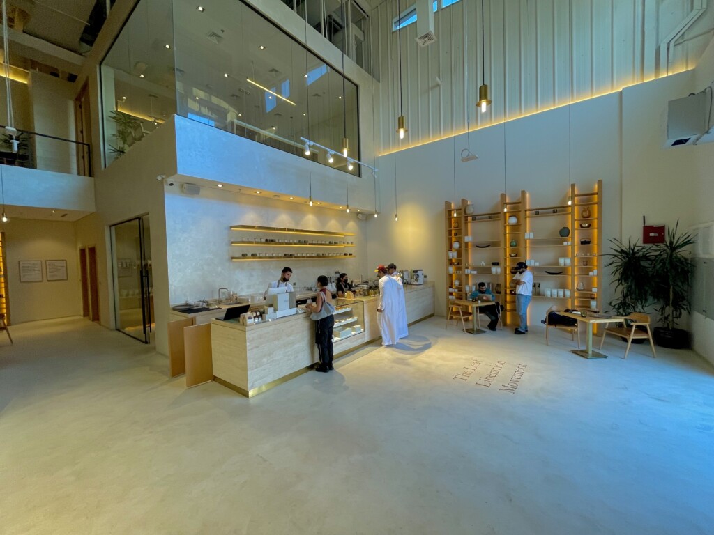 Pekoe Cafe - Microcement Flooring and Walls - Interior Reception Area