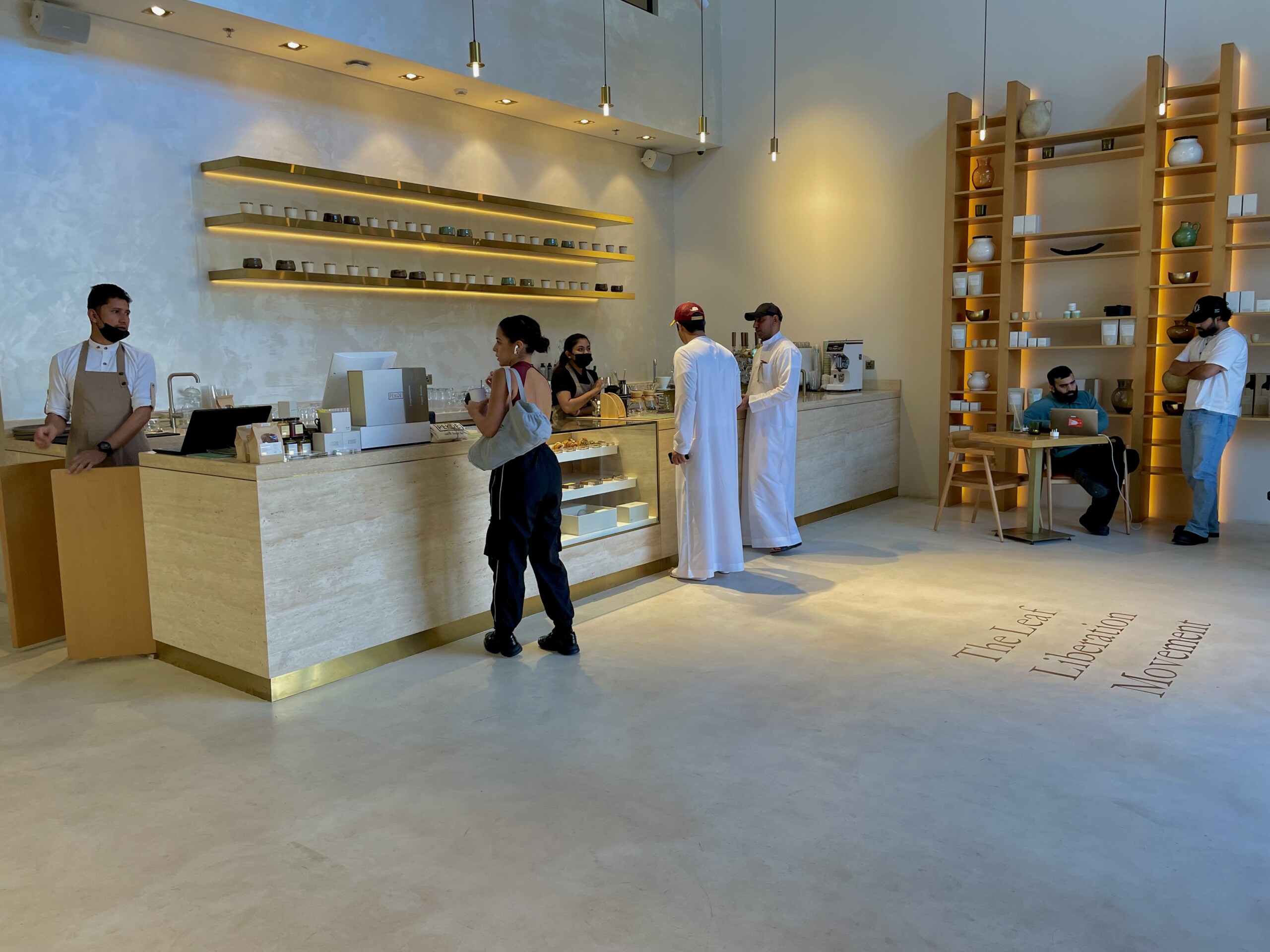 Pekoe Cafe - Microcement Flooring and Walls - Interior Reception